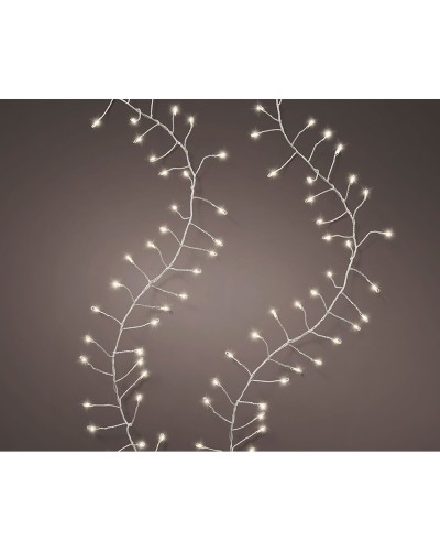 Lumineo LED Garland 6 W, 17 m (5 m cable) - Ideal for Christmas decorations and parties
